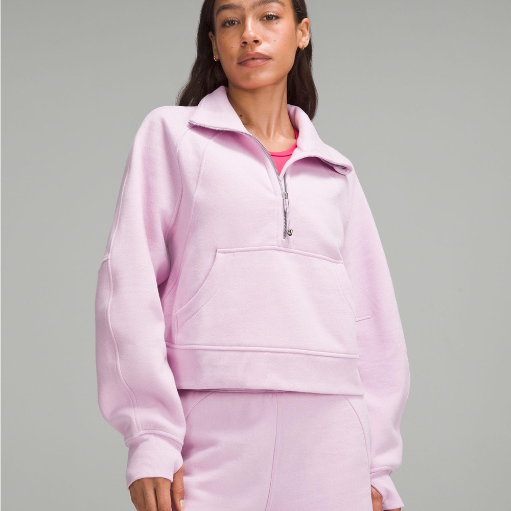 lululemon Scuba Hoodie Oversized Funnel Neck Vitapink
